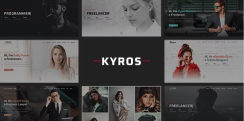 Kyros - Personal Portfolio CV Resume Template