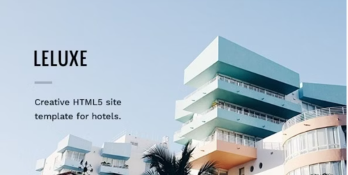 LeLuxe - Booking Hotel HTML Site Template