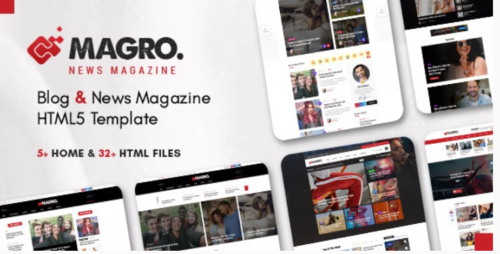 Magro - News Magazine & Blog Responsive HTML5 Template