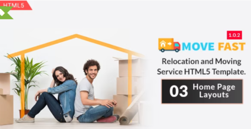 Move Fast - Relocation and Moving Service HTML5 Template