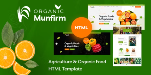 Munfirm - Organic & Healthy Food HTML Template