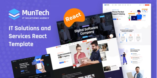 Muntech - Technology & IT Solutions React Template