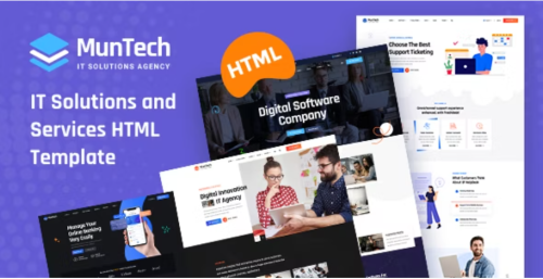 Munteh - IT Solutions Services HTML Template