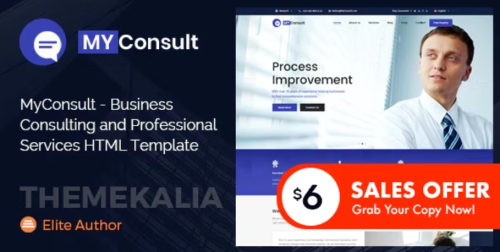 MyConsult - Business Consulting and Professional Services HTML Template