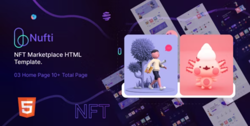Nufti - NFT Marketplace HTML Template