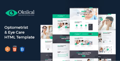 Oktilcal - Optometrist & Eye Care HTML Template