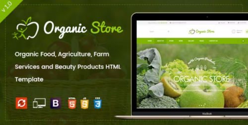 Organic Store - Agriculture and Beauty Products HTML Template