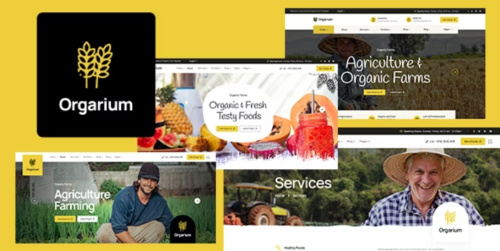 Orgarium - Agriculture & Farming React NextJs Template