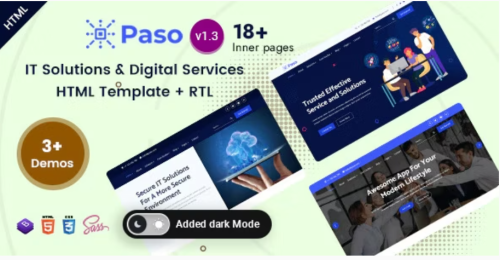 Paso - IT Solutions & Digital Services HTML Template