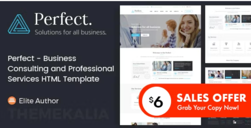 Perfect - Business Consulting and Professional Services HTML Template