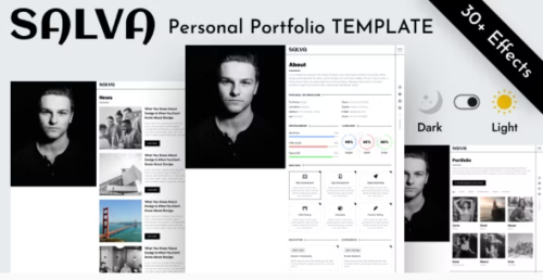 Personal Portfolio Html Template - Salva