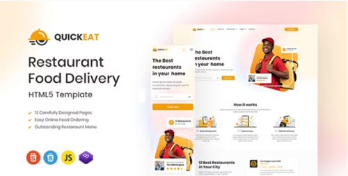 Quickeat - Food Delivery & Restaurant Template