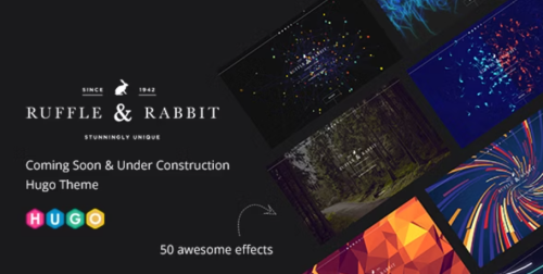 Rabbit - Coming Soon & Under Construction Hugo Theme