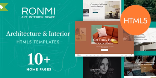 Ronmi - Interior Design & Architecture HTML5 Template