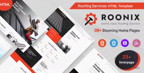 Roonix - Roofing Services HTML Template
