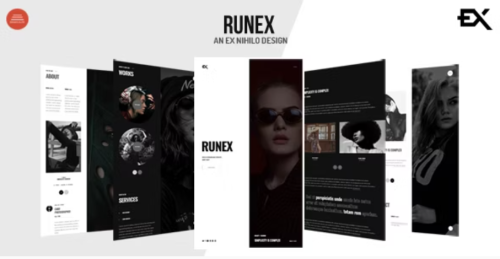 Runex - One Page Portfolio Template