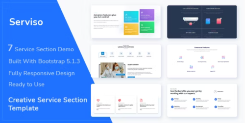 Serviso - Creative Service Section Template