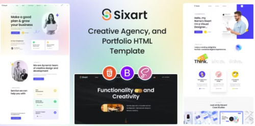 Sixart - Digital Agency HTML Template