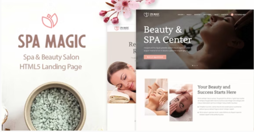 SpaMagic - Beauty Spa Salon Wellness Center HTML Template
