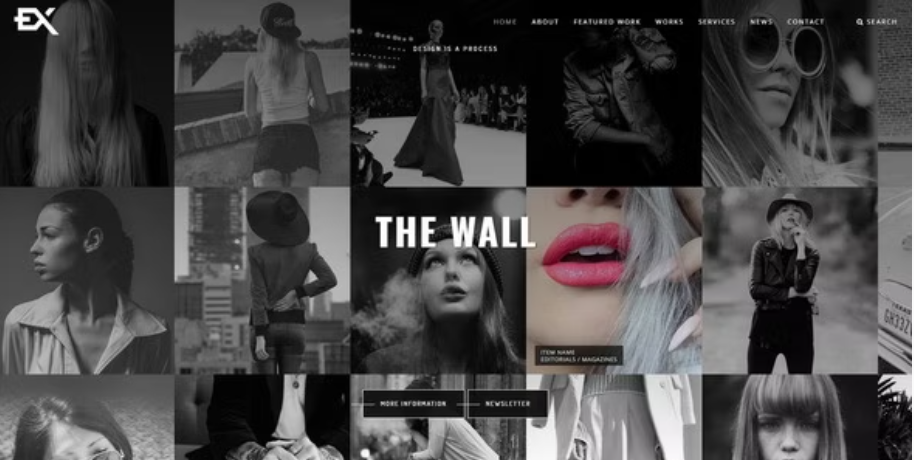 The Wall - Photography Portfolio Template