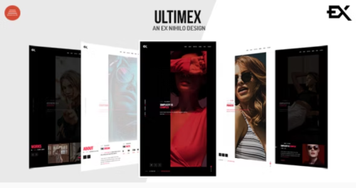 Ultimex - One Page Portfolio Template