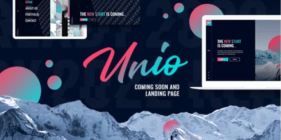 Unio - Coming Soon & Landing Page Template