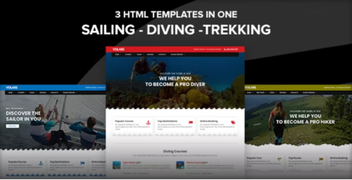 Volare - Trekking and Sailing Site Template