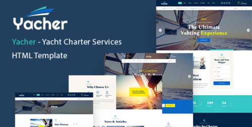Yacher - Yacht Charter Services HTML Template