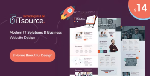 iTsource - IT Solutions & Services HTML Template