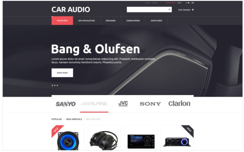 Car Audio Video PrestaShop Theme