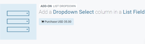 GravityWP – List Dropdown