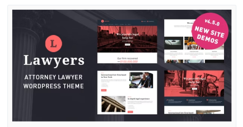 Lawyers - Attorney Law Consulting Theme