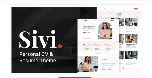 Sivi - Personal CV/Resume Theme