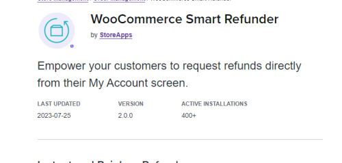 WooCommerce – Smart Refunder
