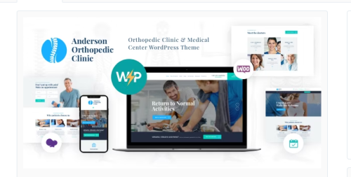 Anderson | Orthopedic Clinic & Medical Center WordPress Theme