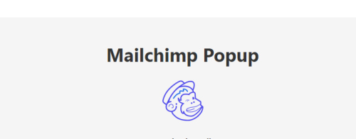 Popup Builder – Mailchimp