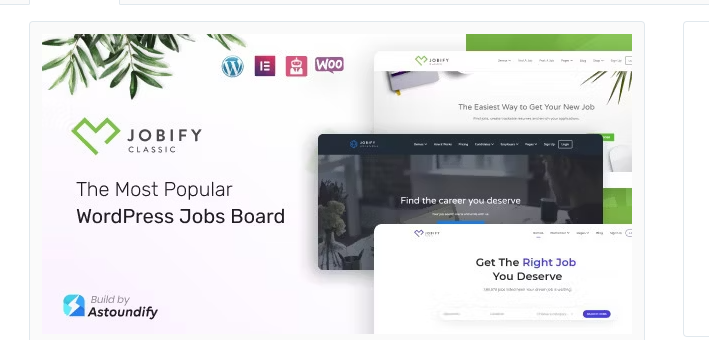 Jobify – The Most Popular WordPress Job Board Theme with original license key Activation for lifetime
