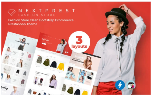 Nextprest - Fashion Store Clean Bootstrap Ecommerce PrestaShop Theme