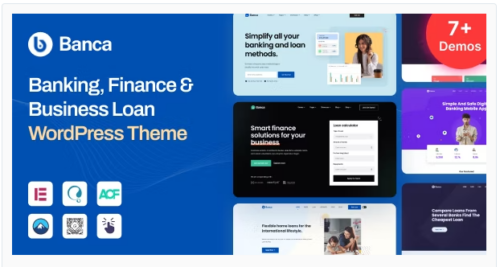Banca - Banking, Finance & Business Loan WordPress Theme 1.8.0