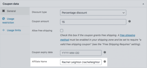 SliceWP – Affiliate Coupons Add-On