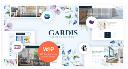 Gardis | Blinds and Curtains Studio & Shop WordPress Theme