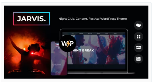 Jarvis - Night Club, Concert, Festival WordPress Theme