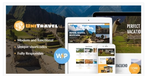 UniTravel | Travel Agency & Tourism Bureau WordPress Theme