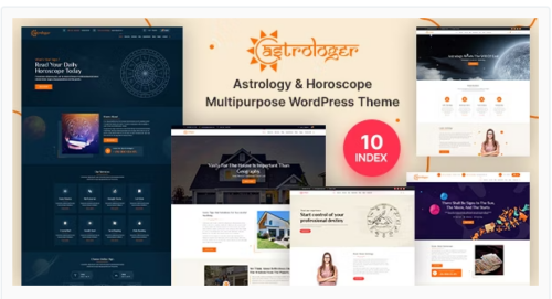 Horoscope and Astrology WordPress Theme With AI Content Generator