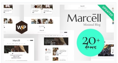 Marcell | 20+ Layouts Multi-Concept Personal Blog & Magazine WordPress Theme