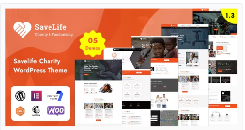 Savelife - Charity & Donation WordPress