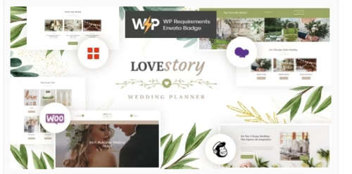 Love Story | A Beautiful Wedding and Event Planner WordPress Theme