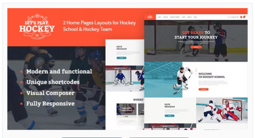 Let's Play | Hockey School & Winter Sports WordPress Theme