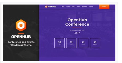 OpenHub - A Stylish Events & Conference Theme