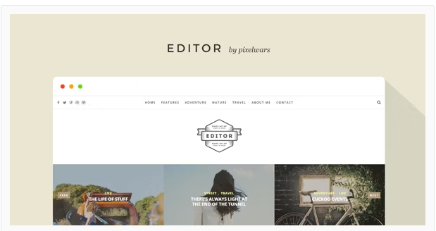 Editor - A WordPress Theme for Bloggers